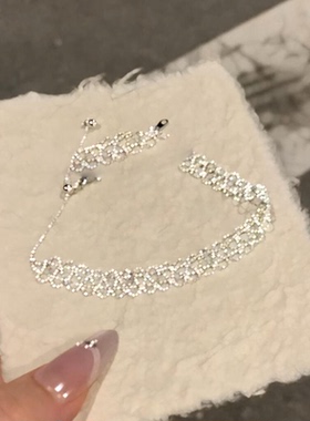 镂空蕾丝编织手链女款