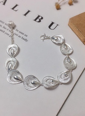 新中式花生流苏手链女款