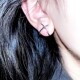 四芒星耳钉女2025新款 冷淡风甜酷小众设计高级感耳环独特气质耳饰