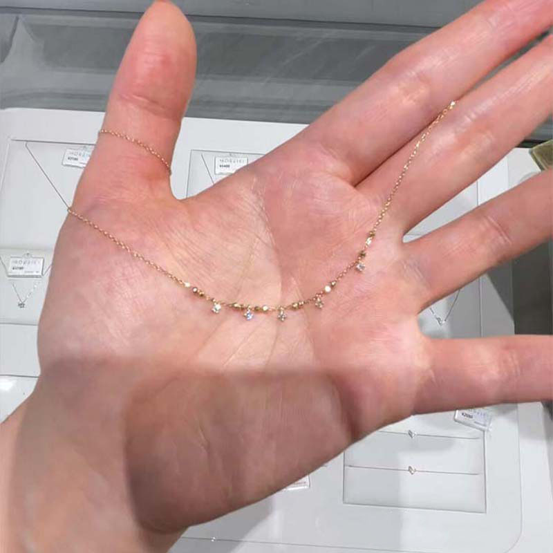 满天星仿闪钻项链女气质百搭颈链