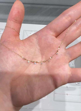 满天星仿闪钻项链女气质百搭颈链