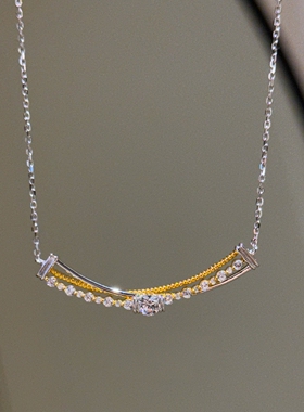 爆闪微笑项链女配饰时尚精致颈链