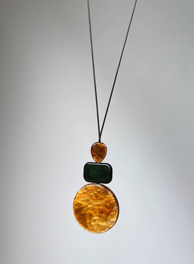 几何项链女2025新款爆款气质独特