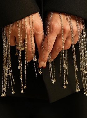 衬衫西装袖口流苏手链女2026新款