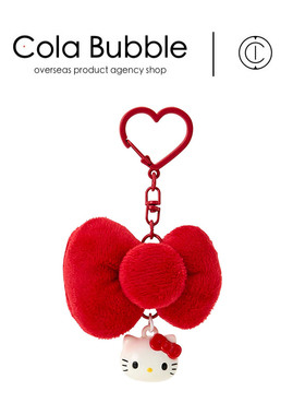 日本hellokitty红色love凯蒂猫kt猫公仔玩偶毛绒包挂件钥匙扣挂饰