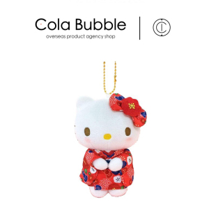梅花和服凯蒂猫哈喽kt猫公仔玩偶毛绒包包挂件 日本hellokitty正版