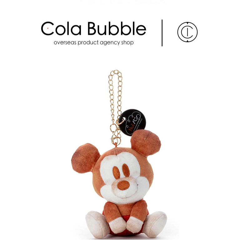 日本东京迪士尼正版烘焙面包米奇米老鼠公仔玩偶毛绒包挂件小挂饰