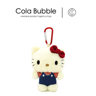 70年代凯蒂猫kt猫收纳袋公仔玩偶毛绒包包挂件 日本hellokitty正版