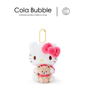 抱小熊hellokitty凯蒂猫公仔玩偶毛绒书包挂件挂饰 日本三丽鸥正版