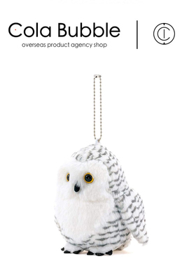 日本colorata正版猫头鹰公仔玩偶娃娃毛绒包包挂件钥匙扣小挂饰