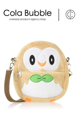 日本正版宝可梦神奇宝贝周边正版木木枭卡包单肩包斜挎包小包包