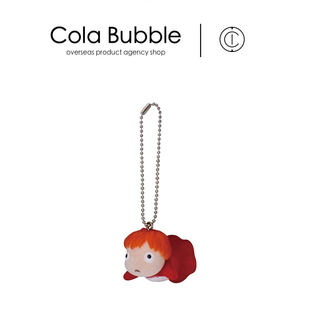 日本totoro吉卜力正版悬崖上的金鱼姬波妞公仔玩偶植绒挂件小挂饰