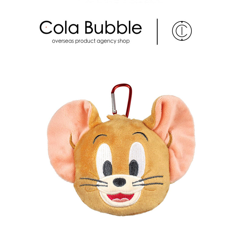 日本jerry tom正版猫和老鼠杰瑞老鼠脸型零钱包卡包挂件毛绒玩具,模玩/动漫/周边/娃圈三坑/桌游,动漫挂件/文具,淘宝优惠券,粉丝福利购,淘宝优惠卷