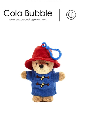 美国Paddington帕丁顿熊公仔玩偶娃娃毛绒包包挂件钥匙扣小挂饰