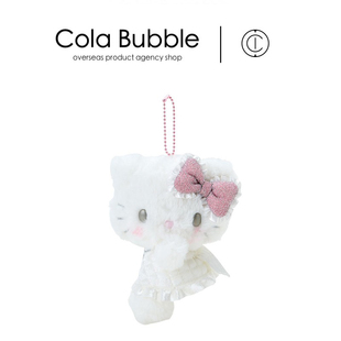 天使凯蒂猫哈喽kt猫公仔玩偶毛绒包包挂件挂饰 日本hellokitty正版