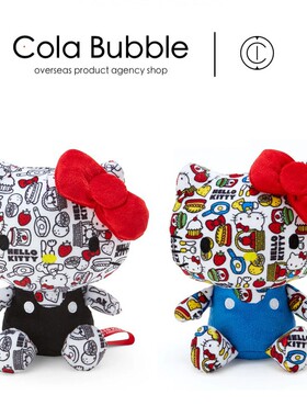 日本三丽鸥hellokitty正版50周年凯蒂猫kt猫公仔玩偶娃娃毛绒玩具
