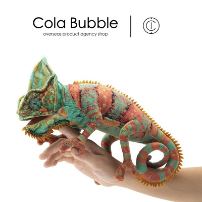 美国folkmanis动物蜥蜴小玩偶