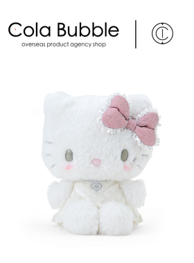 日本hellokitty正版天使凯蒂猫哈喽kt猫公仔玩偶娃娃毛绒玩具