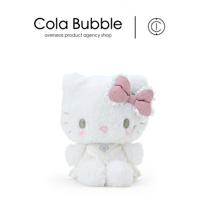 日本hellokitty正版天使凯蒂猫哈喽kt猫公仔玩偶娃娃毛绒玩具