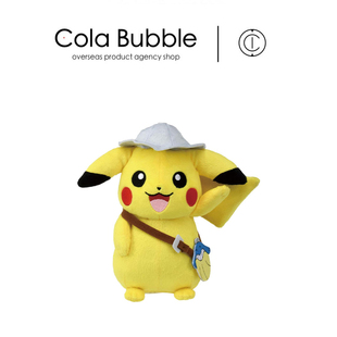 日本宝可梦神奇宝贝周边正版剧场版皮卡丘公仔玩偶娃娃毛绒玩具