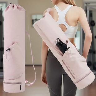 女款 瑜伽专用包多功能运动健身包瑜伽垫收纳防水带水瓶口袋底湿袋