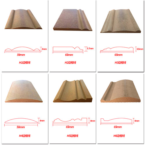 极简门镶嵌高线条宽边造型装饰条