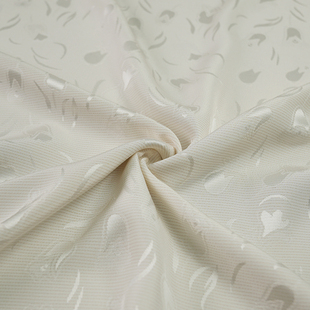 张林根窄幅正绢花朵纹真丝桑蚕丝国风新中式汉服旗袍马甲服饰面料