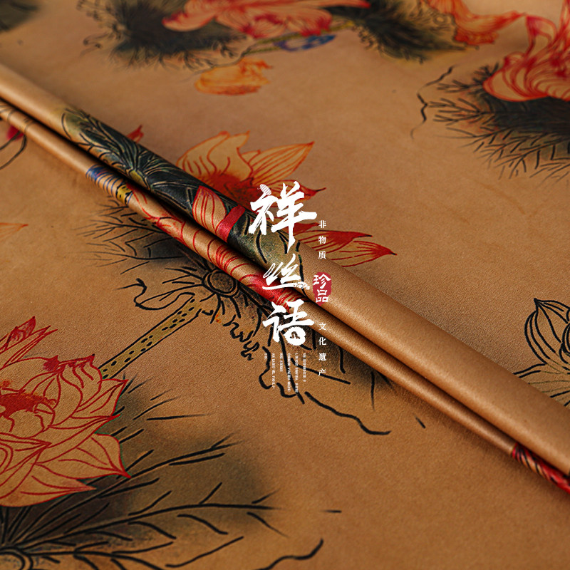 连衣裙风衣香云纱旗袍丝绸面料