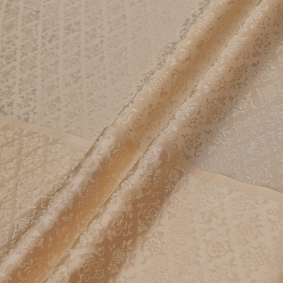 张林根正绢菱形纹真丝桑蚕丝国风新中式汉服旗袍马甲高端服饰面料