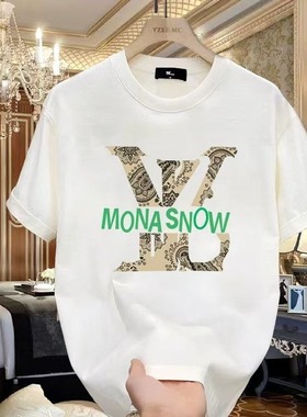 CN637--P17网络图  河北230克长绒纯棉 黑 白S- 5XL