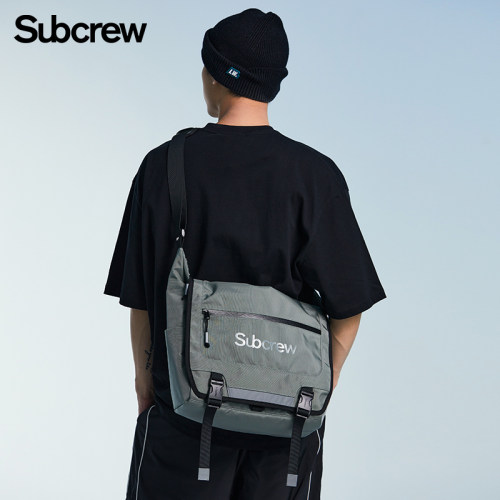 Subcrew休闲潮牌大容量邮差包