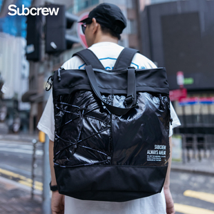 Subcrew李灿森潮牌托特包休闲潮单肩手提包大容量通勤双肩包男女