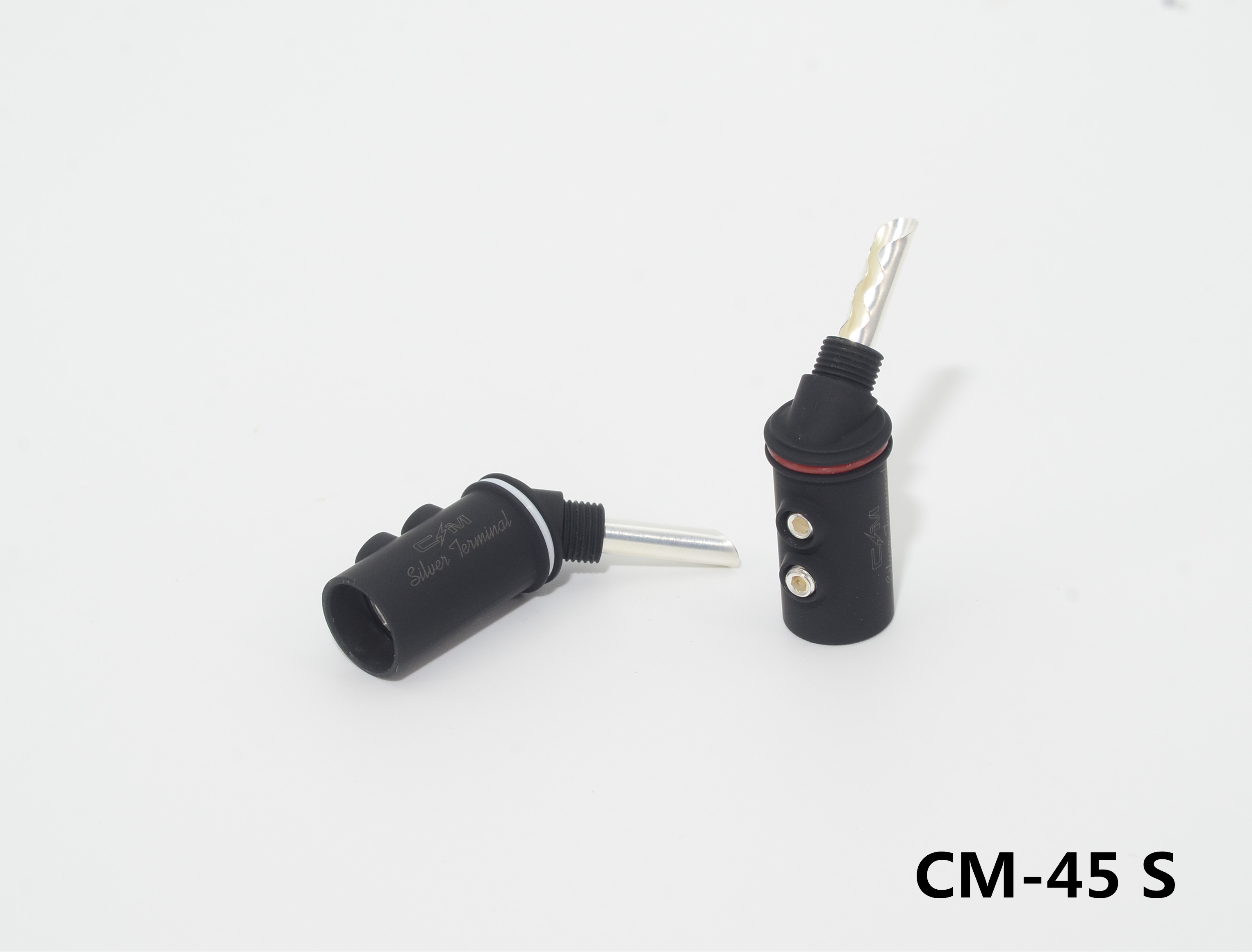 CMaudio喇叭线香蕉插镀金香蕉插