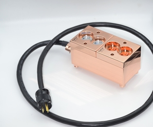 供应后级专用大动态紫铜排插 瓦特381RH audio纯紫铜音响专线