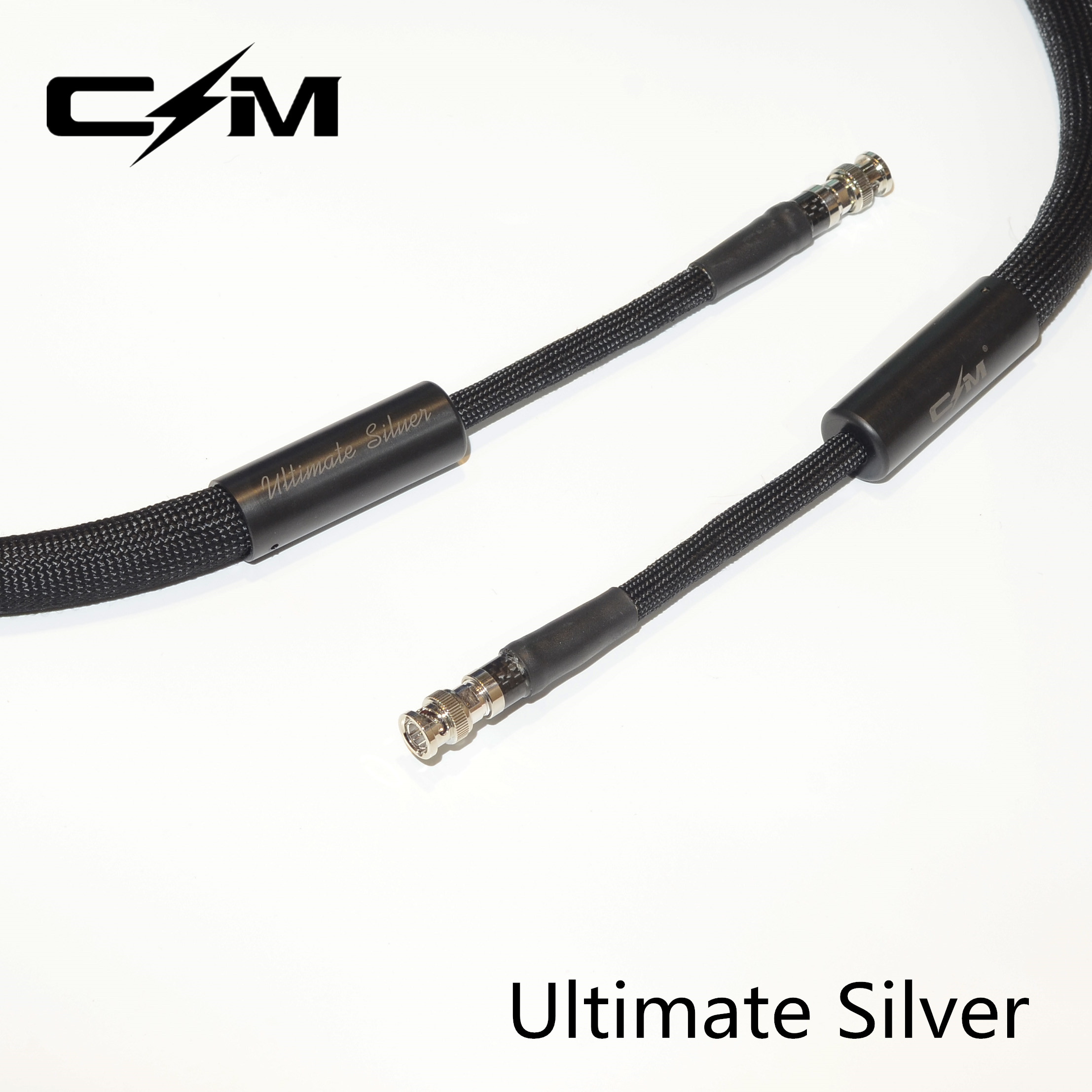 单晶银BNCRCA时钟线线同轴线