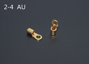 紫铜镀金 接线耳 汽车音响 冷冻处理 LP地线端子 变压器 2.5平方