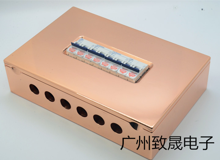 CMaudio 精工打造 音响发烧级 紫铜挖空 专线电箱  空气开关电箱