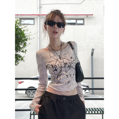 【反季清仓 3-5折】上衣女2025新款女装打底衫冬季内外穿长袖T恤