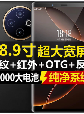8.9寸大屏智能手机全网通5G红外遥控OTG反向充电18000毫安带电池