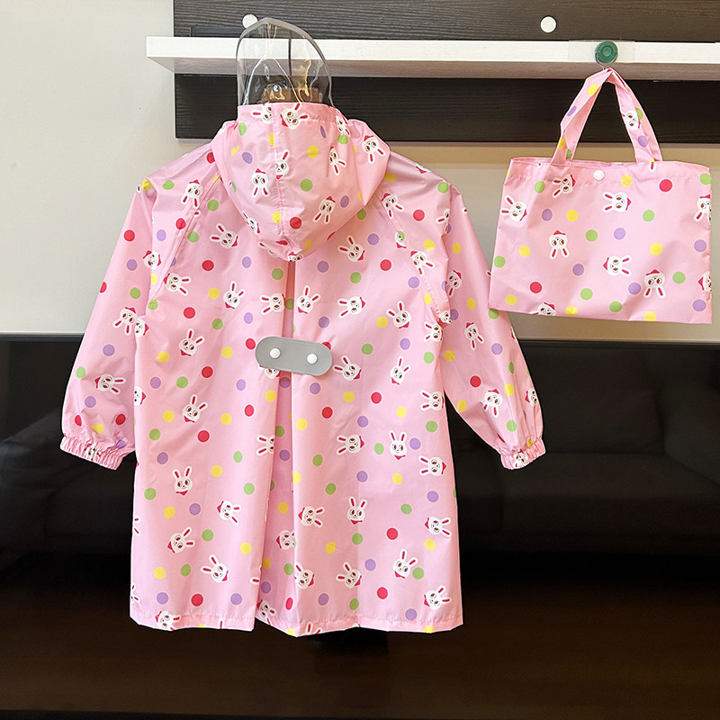 儿童雨衣女童日本轻薄小孩宝宝雨披幼儿园中防雨服大童速干