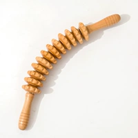 Love Millennium с твердым деревом йоги Bant Bend Massage Stick