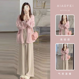 超火独特漂亮穿搭配一整套韩系高级感两件套装 2026新款 女装 深冬季