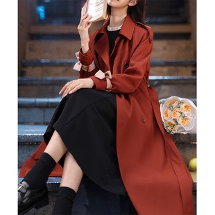 今年流行外套女秋款最新款 上档次 洋气风衣外套女秋款外穿小个子