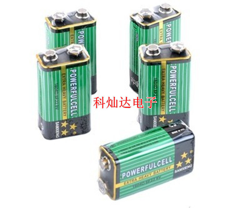 9V电池 6F22方形块 九伏叠层碳性万用表报警器遥控器话筒SA