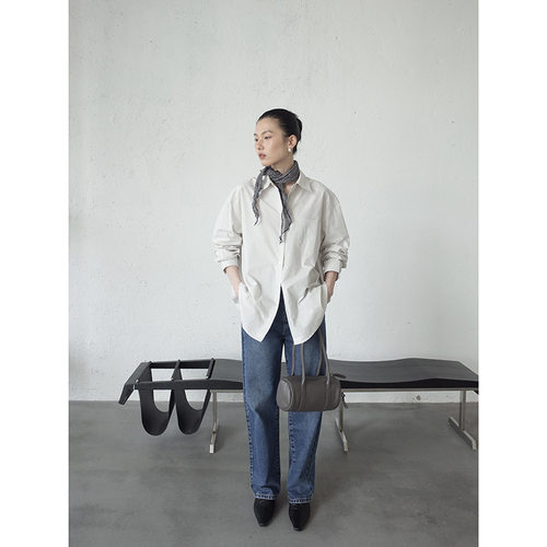 简约衬衫女韩系休闲洋气衬衣