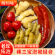 辣三宝四川泡菜正宗川式 跳水自制泡椒野山椒小米辣泡姜嫩姜组合