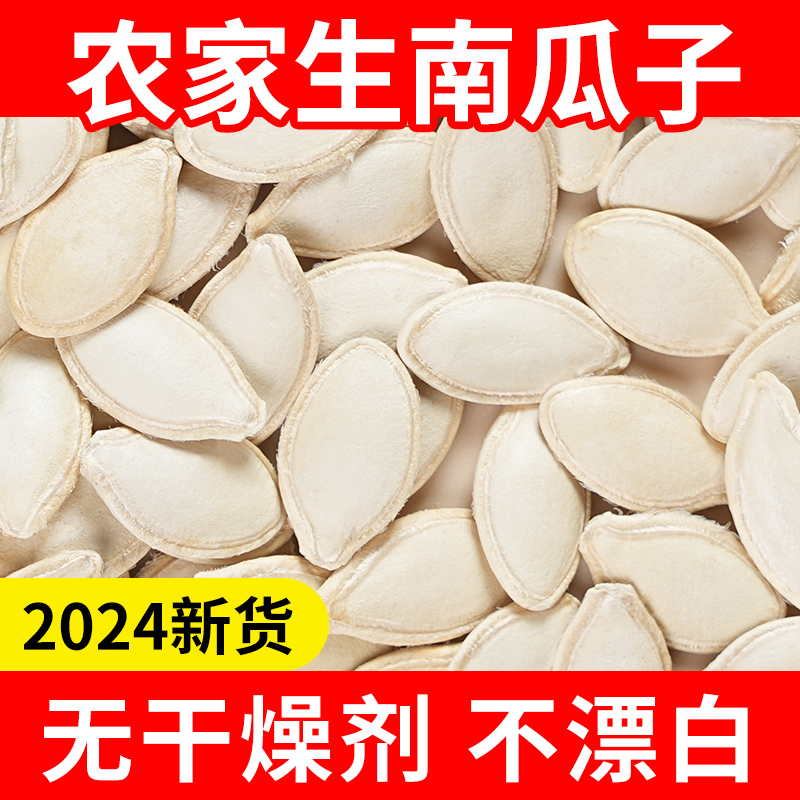南瓜子2024新货原味大片生南瓜子非炒货内蒙古特产带壳南瓜籽仁