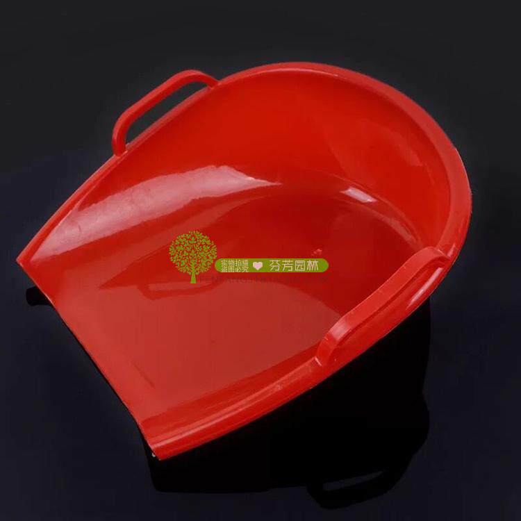 全新加大塑料簸箕农用建筑垃圾挑土簸箕粪箕畚箕畚斗双耳挑菜箩筐