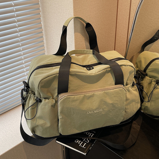 可折叠旅行包女短途时尚 大容量出差手提行李包干湿分离运动健身包