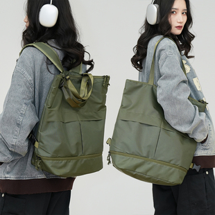背包女生两用包大容量托特包大学生手提旅行轻便通勤男书包电脑包